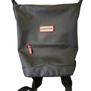NWT Hunter Rubberized Black Backpack